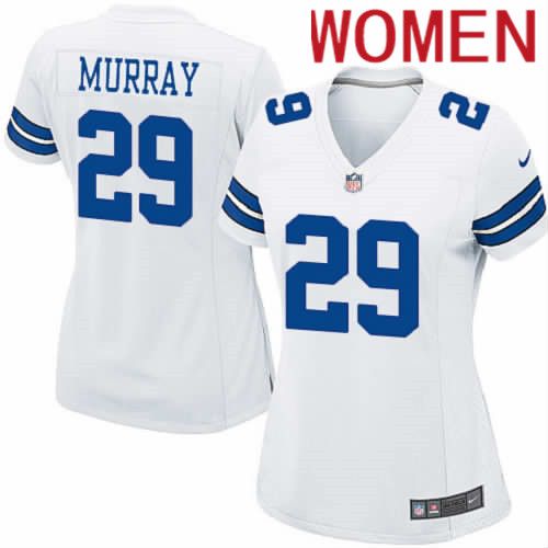 Women Dallas Cowboys #29 DeMarco Murray Nike White Team Game NFL Jersey